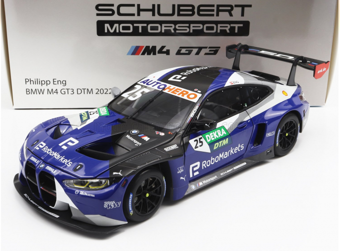 BMW 4-series M4 Gt3 Team Schubert Motorsport №25 Dtm Season (2022) P.Eng, Blue Black