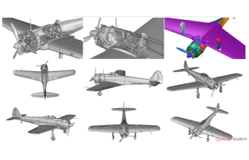 Сборная модель Nakajima Ki-43 II Hayabusa