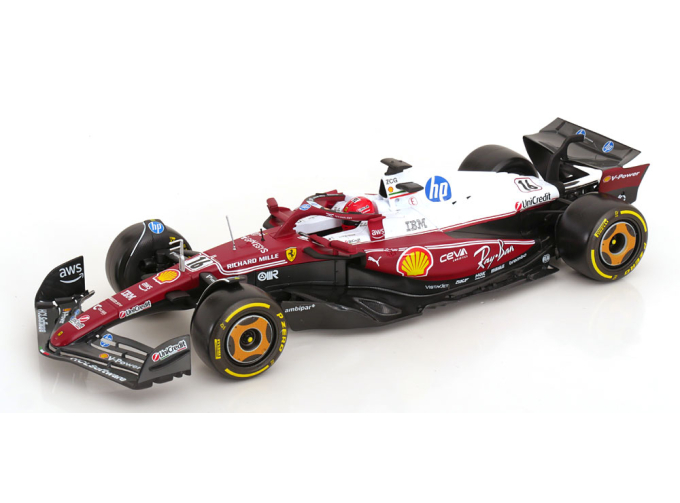 FERRARI F1 Sf-25 Team Scuderia Ferrari Hp №16 Monza Italy Gp (2025) Charles Leclerc - Niki Lauda 50th Anniversary World Champion, Red White