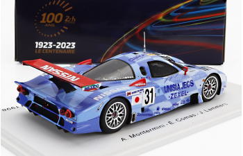 NISSAN R390 Gt1 3.5l Turbo Team Nissan Motorsport N31 24h Le Mans (1998) A.Montermini - E.Comas - J.Lammers, Light Blue White