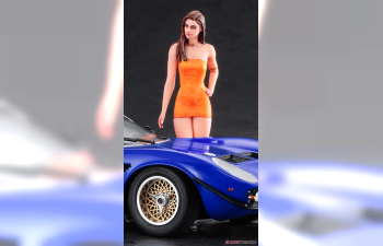 Сборная модель LAMBORGHINI Jota Svr With Girl Figure 1970