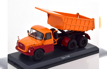 TATRA T148 tipper truck, orange dark red