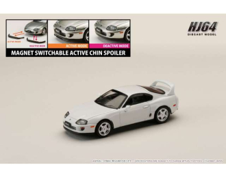 Toyota Supra RZ (JZA80) with Active Spoiler Parts, Super white II