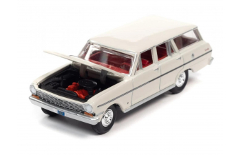 CHEVROLET Nova Station Wagon (1963), white