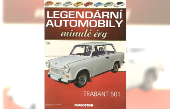 TRABANT 601, Legendarni automobily minule ery 54, белый