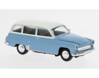 Wartburg 311 Kombi 1959, hellblau/weiss