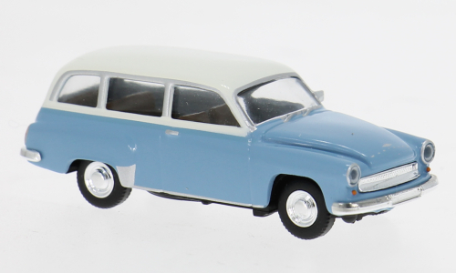 Wartburg 311 Kombi 1959, hellblau/weiss