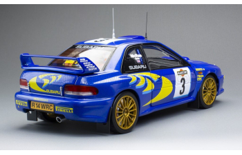 SUBARU Impreza S5 WRC №3 C.McRae/N.Grist 3rd Rallye Sanremo (1998), blue
