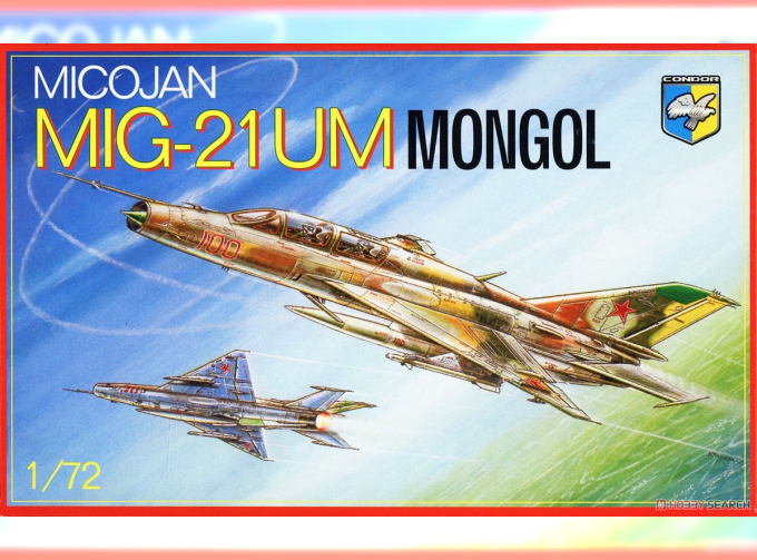 Сборная модель MiG-21 UM MONGOL Soviet trainer-fighter