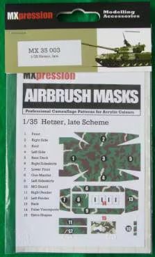 Маска окрасочная камуфляжная Hetzer, late