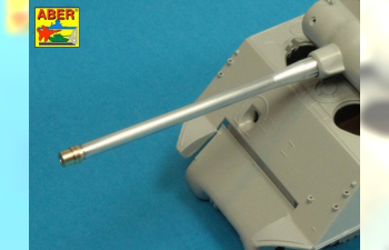 U.S 90 mm M3 barrel with thread protector for tank destroyer M36B1