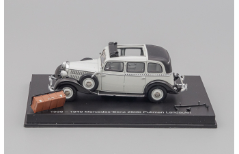 (Уценка!) MERCEDES-BENZ 260D W138 Pullman landaulet Berlin taxi (1936-1941), black / grey