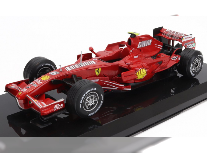 FERRARI F1 F2007 N 6 World Champion Winner Brazilian Gp Kimi Raikkonen (2007), Red Met