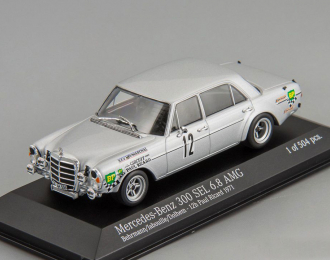 MERCEDES-BENZ 300 SEL 6.8 AMG - Behrmann - Jabouille - Dolhem 12h Paul Richard (1971), silver