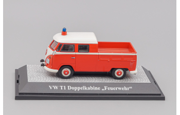 VOLKSWAGEN T1 Doka "FEUERWEHR" 1956, red