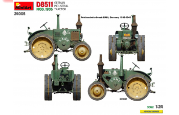 LANZ Bulldog D8511 German Industrial Tractor (1936)