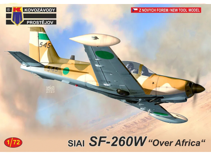 Сборная модель Самолёт SIAI SF-260W „Over Africa“