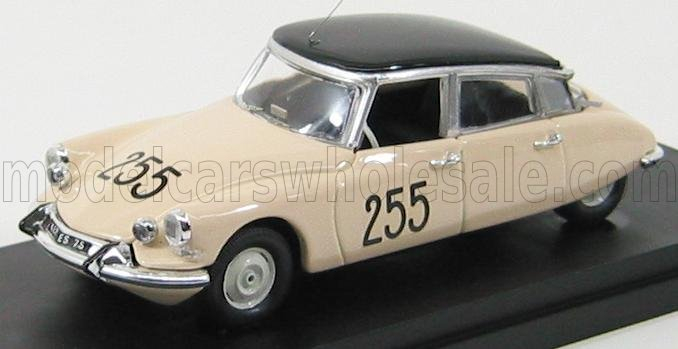 CITROEN Ds19 №255 Mille Miglia (1957) Lebes-failly, Ivory Black