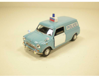 MINI Panel Van POLICE, Classic cars 1:43, белый с голубым