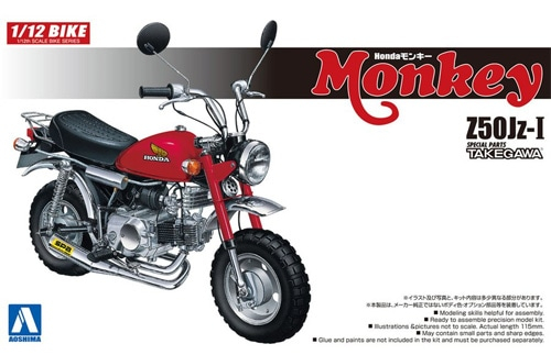 Сборная модель HONDA MONKEY CUSTOM TAKEGAWA VER.2
