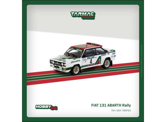 Fiat 131 ABARTH Rally, #4 Markku AlÃ©n/Ilkka KivimÃ¤ki Rallye de Portugal - Vinho do Porto Winner, white/green/red 1978