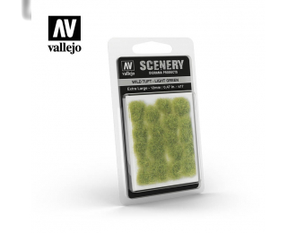 Светло-зеленая трава, сухой пучок Vallejo Scenery, имитация. Высота 12 мм