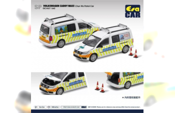 VOLKSWAGEN Caddy Maxi *Chun Wo* Patrol car, white/yellow