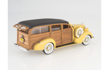 CHEVROLET Woody Station Wagon, yellow / brown