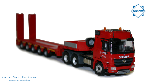 MERCEDES-BENZ Actros SLT 4-achs mit Telesattelauflieger 5-achs Scholpp, 1:50