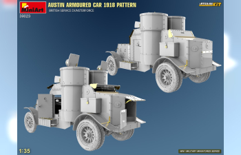 Сборная модель AUSTIN Armoured Car Pattern Military 1918