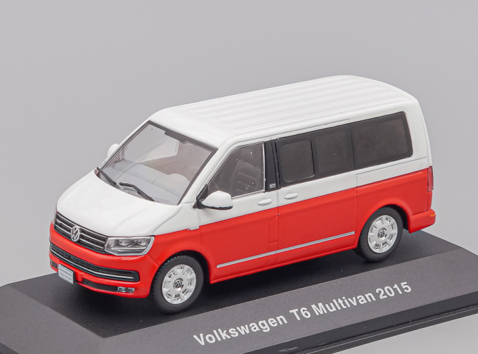 VOLKSWAGEN T6 Multivan (2015), red / white