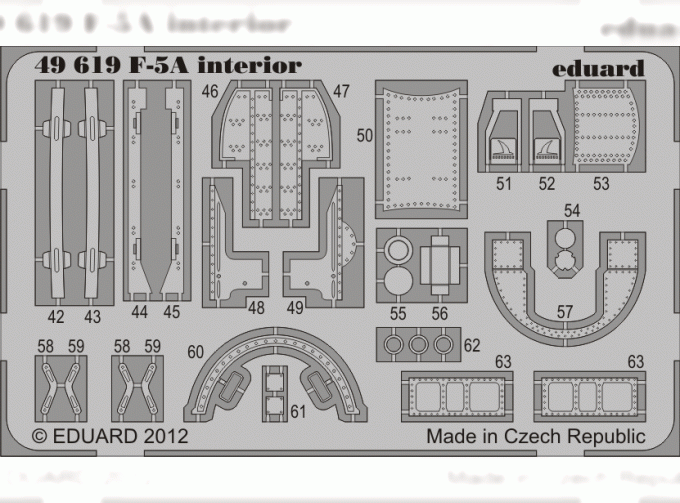 Фототравление для F-5A interior S.A.