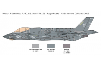 Сборная модель LOCKHEED MARTIN F-35 C Lightning Ii Military Airplane 2011