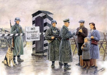 Сборная модель Немецкий блокпост