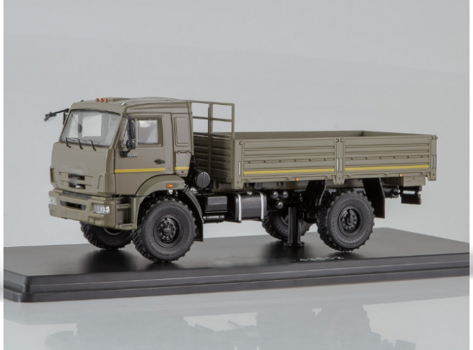 Камский грузовик 43502 Мустанг бортовой, хаки