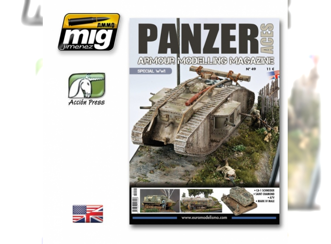 PANZER ACES Nº49 SPECIAL WWI (На английском языке)