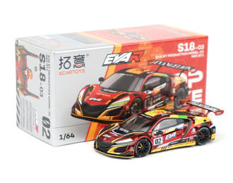 HONDA NSX GT3 Eva RT #02, red / orange