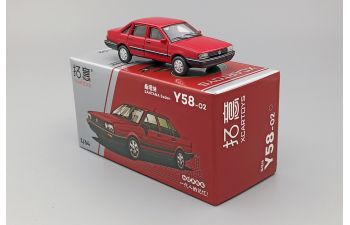 VOLKSWAGEN Santana Sedan, red