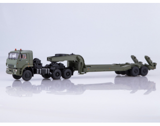 Камский грузовик 65225 с полуприцепом ЧМЗАП-5247Г, хаки