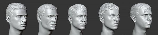 Головы (с волосами) №28