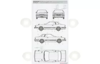 Сборная модель NISSAN Silvia (s110) Early Version Ht 2000zse-x (1979)