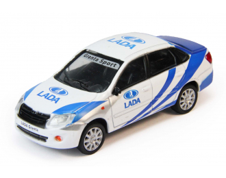 LADA Granta Sport, white / blue