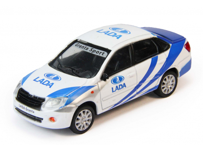 LADA Granta Sport, white / blue