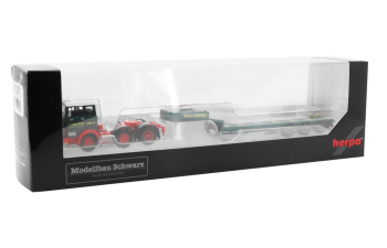 MERCEDES-BENZ LPS 2032 SZ с полуприцепом Willi Oepen, red/green