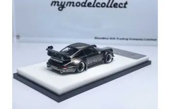 PORSCHE RWB 964 High Wing, pearl grey chrome