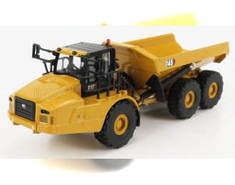 CATERPILLAR Cat745 Cassone Ribaltabile Cava 3-assi - Articulated Truck, Yellow Black