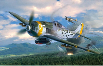 Сборная модель Немецкий истребитель-бомбардировщик Focke-Wulf Fw 190F-8