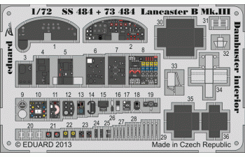 Фототравление для Lancaster B Mk.III Dambuster interior