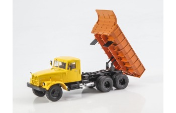 КРАЗ-256Б1, желтый / оранжевый