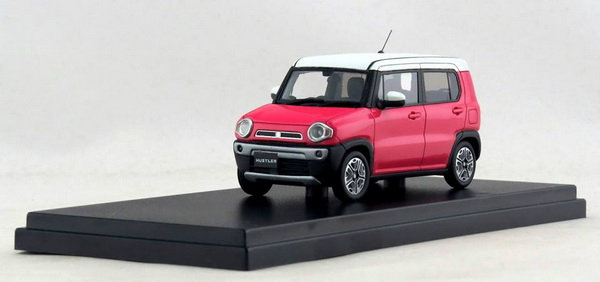 SUZUKI Hustler X Turbo 4WD 2014, белый/розовый